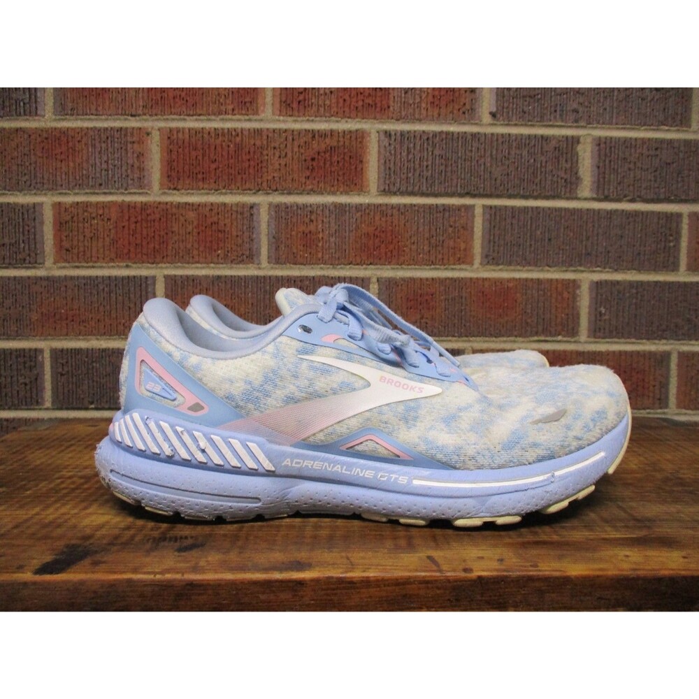Brooks Women Adrenaline GTS 23 Blue 1203811B493 Running Sneakers Shoes 9.5 B